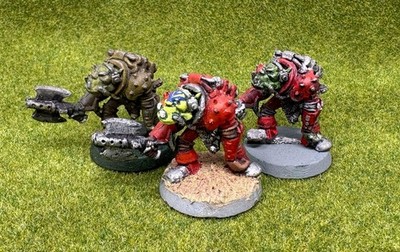 Ork Nobz Équipe X 5 Warhammer 40,000 40K Troupeau Games Workshop Grand Choppa Ork Nobz Équipe X 5 Warhammer 40,000 40K Troupeau Games Workshop Grand Choppa