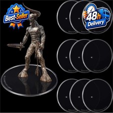 Outus 10 Plastic Action Figure Display Stands for 6-8 Inch Figures