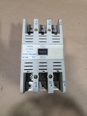  CUTLER HAMMER CE15MN3 CONTACTOR 105 A 120 Coil Voltage