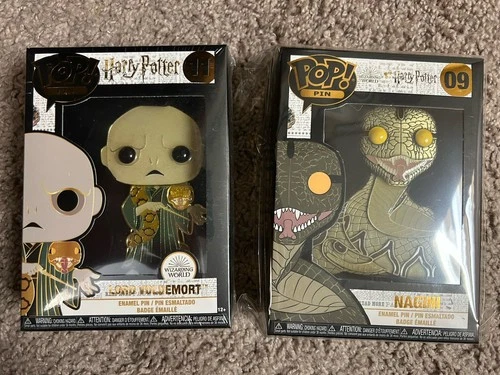 Funko Pop Pin Lord Voldemort & Nagini Harry Potter New