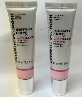 2 Peter Thomas Roth Instant Firm Lip Filler Plumping Peptide Complex .3 oz READ