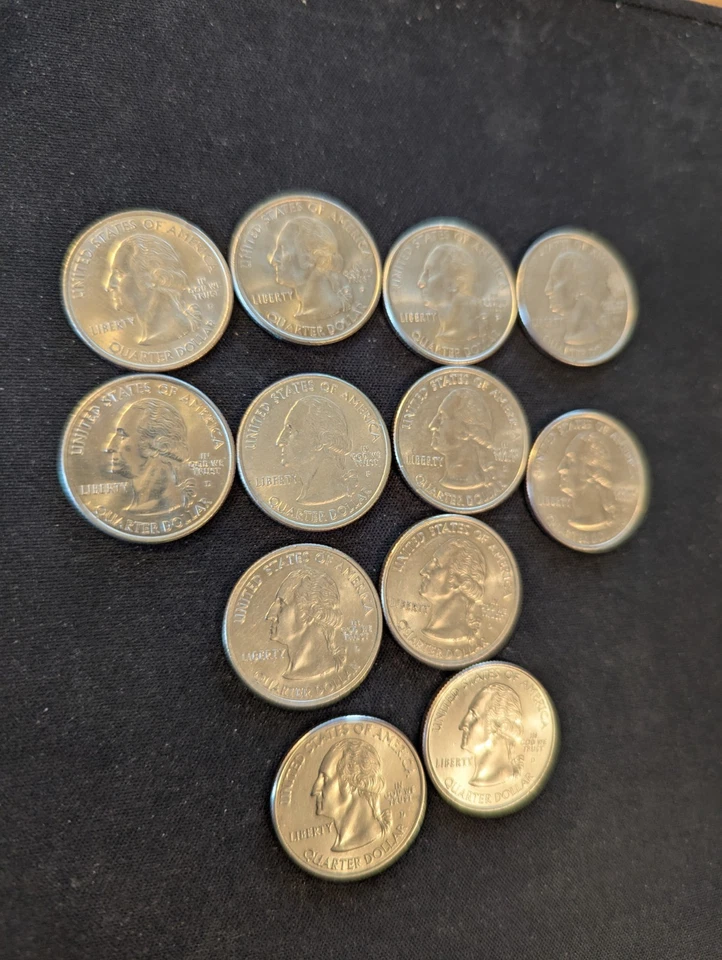 2001,2003,2004,2005,2009  QUARTER SET P+D 12  quarters! - Image 4 of 4