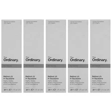 Lot of 5 The Ordinary Retinol 1% In Squalane (NEW)