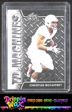 🔥Christian McCaffrey 2017 Leaf Draft TD Machines #TD-02 SKU17-3🔥