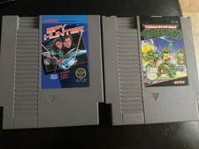 Spy Hunter and Teen Age Mutant Ninja Turtles (Nintndo Entertainment System 1987)