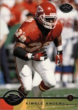 1996 Donruss Leaf - Kimble Anders #16 - Eagles