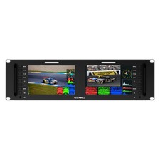 Feelworld D71 PLUS 7" Full HD 3RU Rack Mount Monitor, Supports 4K HDMI 3G-SDI