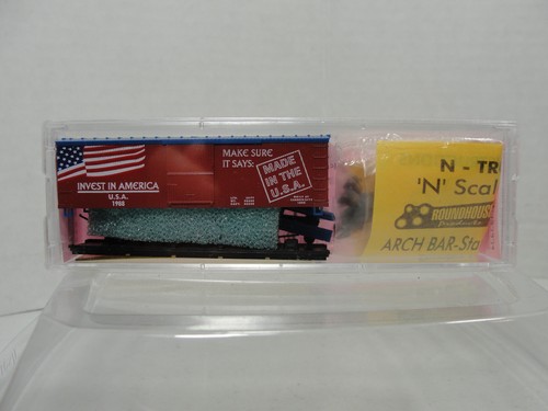 KIT BOXCAR CASA REDONDA ESCALA N #8913 (INVEST IN AMREICA) NOS | Zustand: New