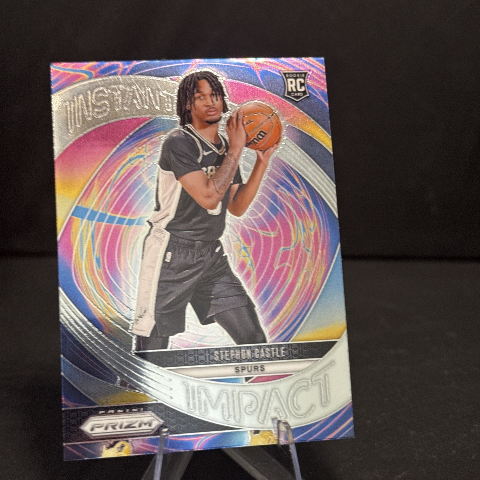 2024-25 Panini Prizm Instant Impact Prizms Silver #4 Stephon Castle