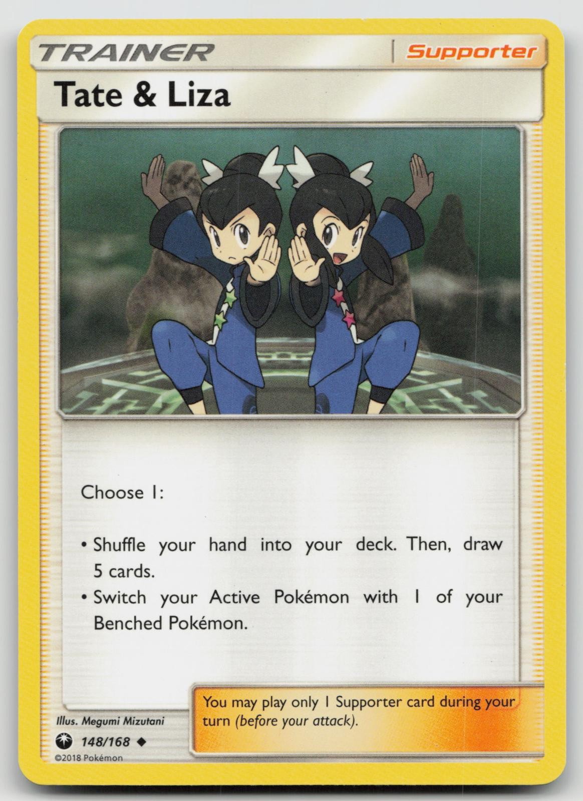 Tate & Liza 148/168 Uncommon Celestial Storm Pokemon Lightly Played