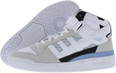 adidas Originals Men's Forum Mid Shoes - Footwear White/Ambient Sky/Core Black-w
