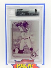 Julio Rodriguez 2022 Bowman Prospects Printing Plates Magenta 1/1 BGS 9 Mint RC