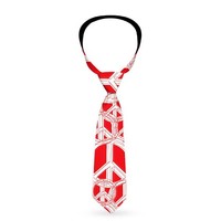 Necktie Standard - Peace Sketch Red/White (Us Import) ACC NEU