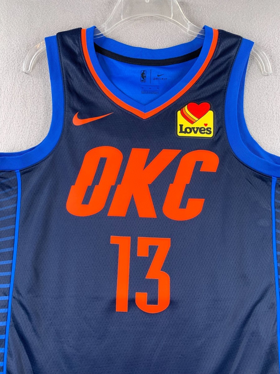 Paul George Oklahoma City Thunder Nike 2017/18 Statement Swingman