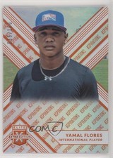 2018 Panini Elite Extra Edition Aspirations Orange 36/100 Yamal Flores #186 3b3
