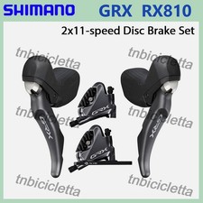Shimano GRX RX810 2x11-speed STI Dual Control BR-RX810 Hydraulic Disc Brake Set