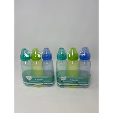 Evenflo Feeding Classic Baby Bottles blue green Tea 8oz 3 Pack X2 BPA Free 0m