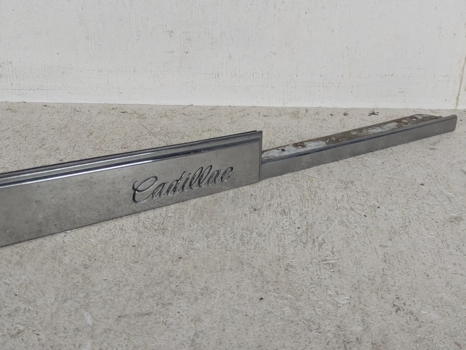 Cadillac Seville Front Hood Chrome Molding Trim Lip, 1976-1979 1611418, Used OEM - Изображение 3 из 4