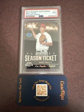 2011 Playoff Contenders Season Tickets /99 Mike Trout #17 PSA 9 MINT Rookie RC