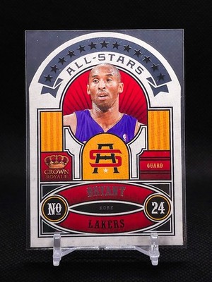 2010 Crown Royale All-Stars 1 Kobe Bryant Die-Cut Lakers