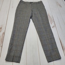 Pendleton black brown plaid tapered trouser pants slacks