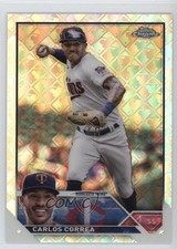 2023 Topps Chrome Logofractor Edition Carlos Correa #140 rw9