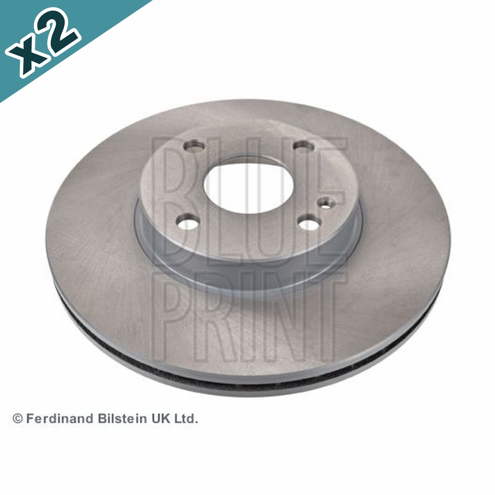 Fits BLUE PRINT HAMULCE ADM54348 BRAKE DISC FRONT 255X20 V - Image 5