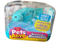 Pets Alive Swimming Axolotl's Blue Robotic Pet Figure