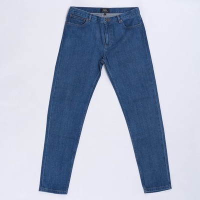 A.P.C. Damen Jeans Blau Etrolt Court Denim Hose Gr. 27 COZZQ-F09042