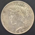 1927-D Peace Dollar $1 US 90% Silver Coin XF/AU
