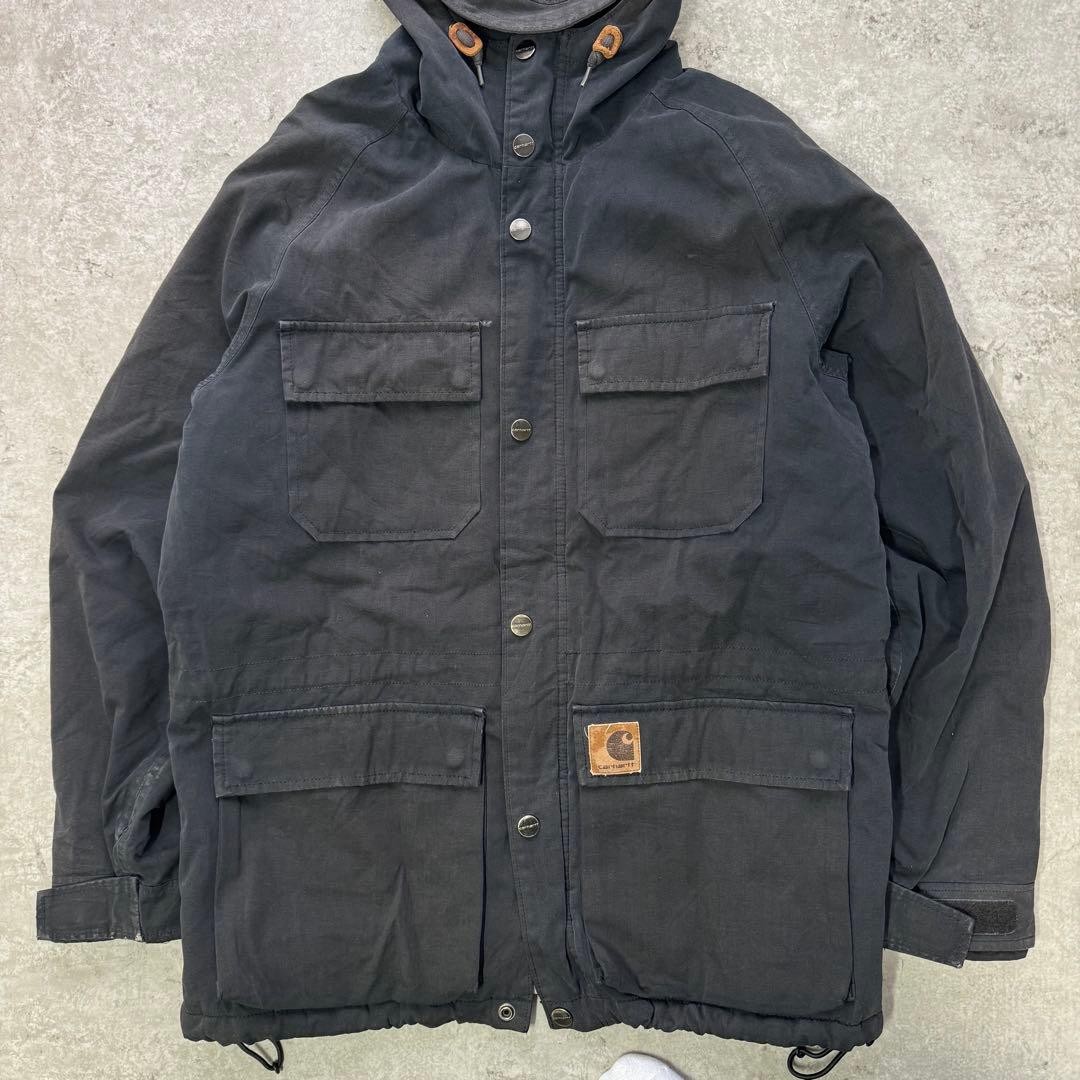 Carhartt Mosley Jacket Black Fade L Workwear Used thumbnail 6