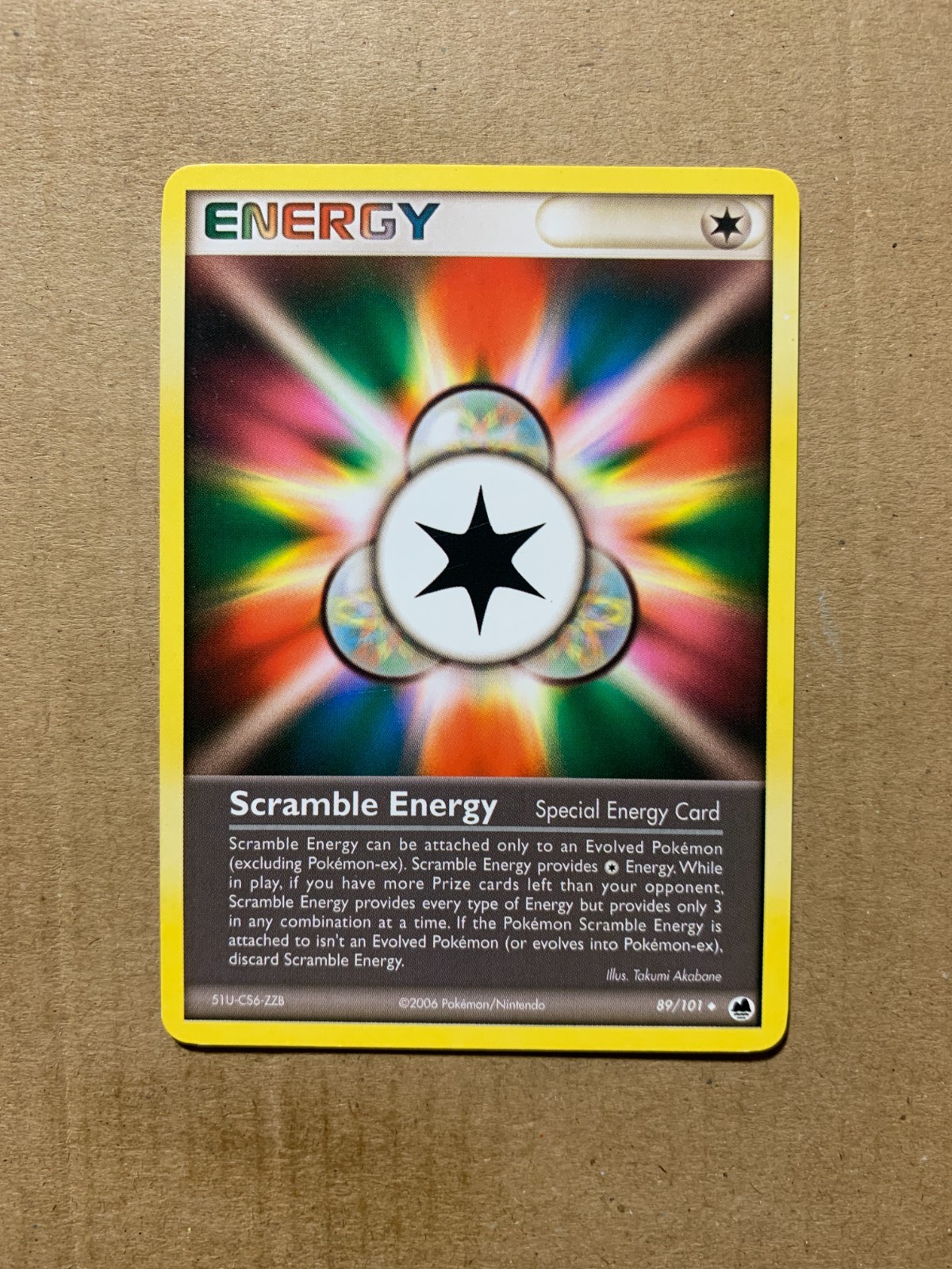 Scramble Energy 89/101 EX Dragon Frontiers - Uncommon Pokemon Card - NM/M
