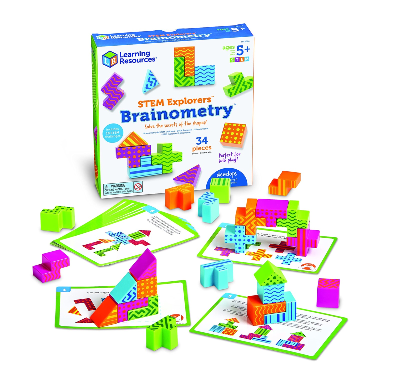 Learning Resources STEM Explorers Brainometry - 34 Pieces Ages 5 STEM Toys for 7690₽