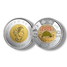 2019 Canadian 75th Anniversary Of D-Day Landings $2 2 Dollars