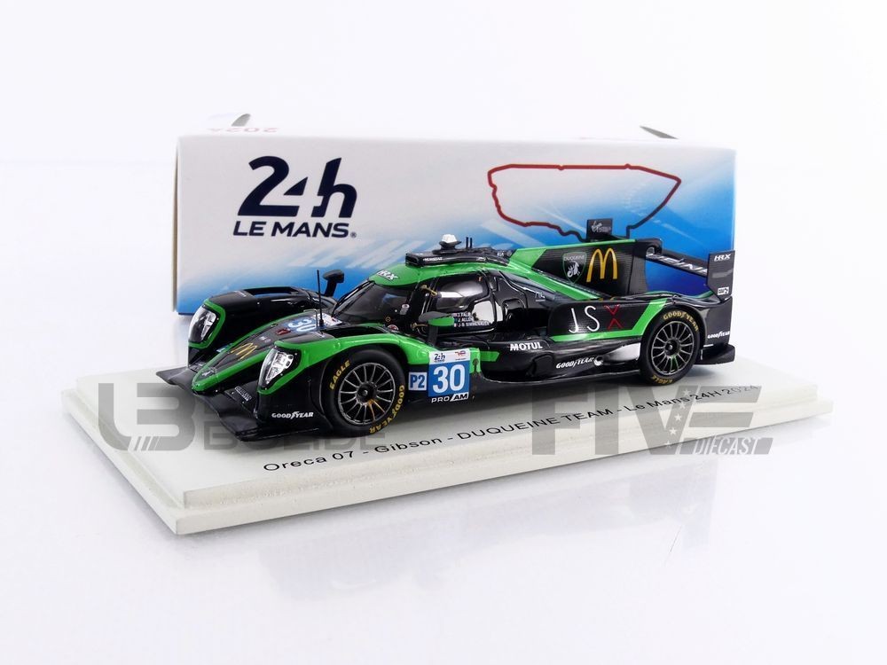 ORECA 07 GIBSON Spark 1/43 miniature Le Mans 2024 vitrine