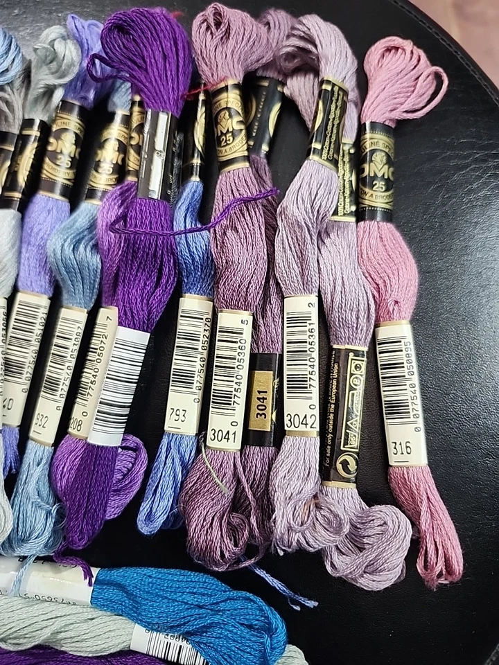 25+ Skeins Mixed Brands Cotton Embroidery Floss Mixed Lot Each New - Image 4 of 4