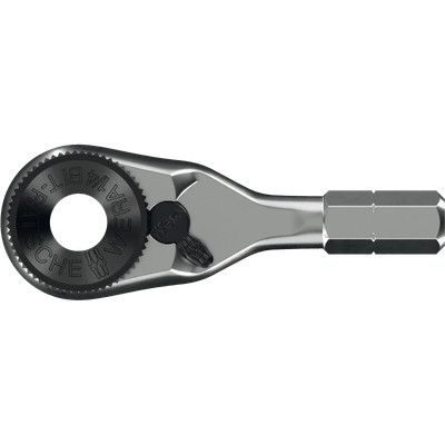 Wera 8011 Zyklop Mini 4 Bit-Ratsche für Aufsteckknarre 1/4 Zoll, 1/4'' x 50 mm