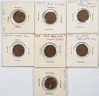 Errors/Varieties? 1940-1961-D Lincoln Cents Lot of 7 1c