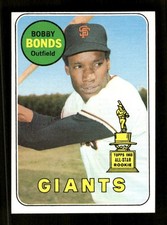 1969 Topps #630 Bobby Bonds Surface Scratches