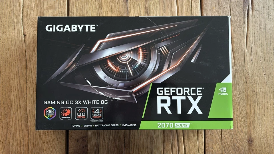 Gigabyte Geforce RTX 2070 Super Gaming OC 3X White 8G | Grafikkarte weiß mit OVP - Bild 3 von 4