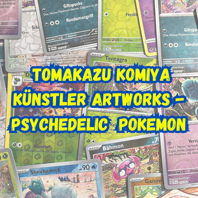 Tomokazu Komiya Künstler Artworks - Psychedelic Pokemon