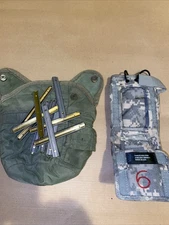 Thales MBITR Radio Holster, Korean War Canteen Pouch And 12 5.56 Stripper Clips