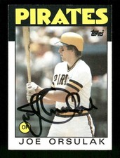 1986 Topps   102 Joe Orsulak signed auto autograph  black sharpie JBN BXCP61