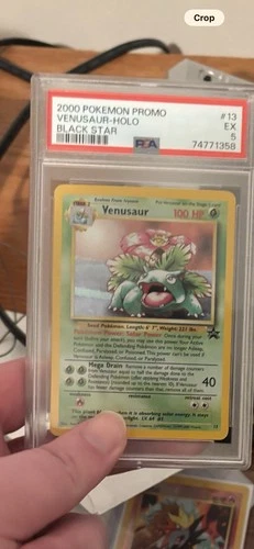Pokémon TCG Venusaur Black Star Promo PSA 5 Holo 1999