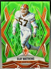 2025 Panini Phoenix Clay Matthews #149 Green Parallel /225