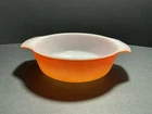 VTG Fire King Anchor Hocking 1-Qt Orange Ombre Casserole Ovenware Dish 436 USA