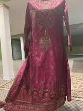 Pakistani Indian Designer Shalwar Kameez Dress Formal Party Wedding Eid Wear NWT