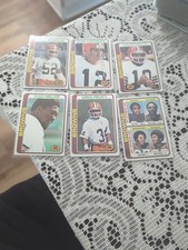 1978 Cleveland Browns,Topps - Pruitt, Ambrose, Crockett, Mays, Miller, Checklist