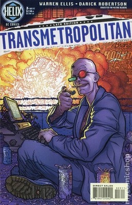 Transmetropolitan #3 VG/FN 5.0 1997 Stock Image Low Grade