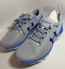 Mens Size 13 Under Armour Charged Gemini Running Shoe Gray/Blue